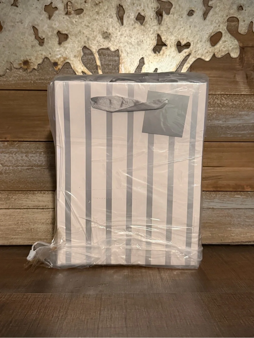 24 Small Gift Bags Mini Metallic with Tissue Paper 9”x4”x7”